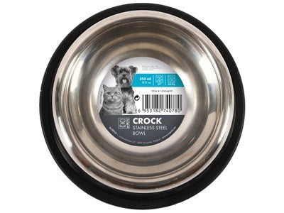 M-Pets Crock Stainless Steel Bowl