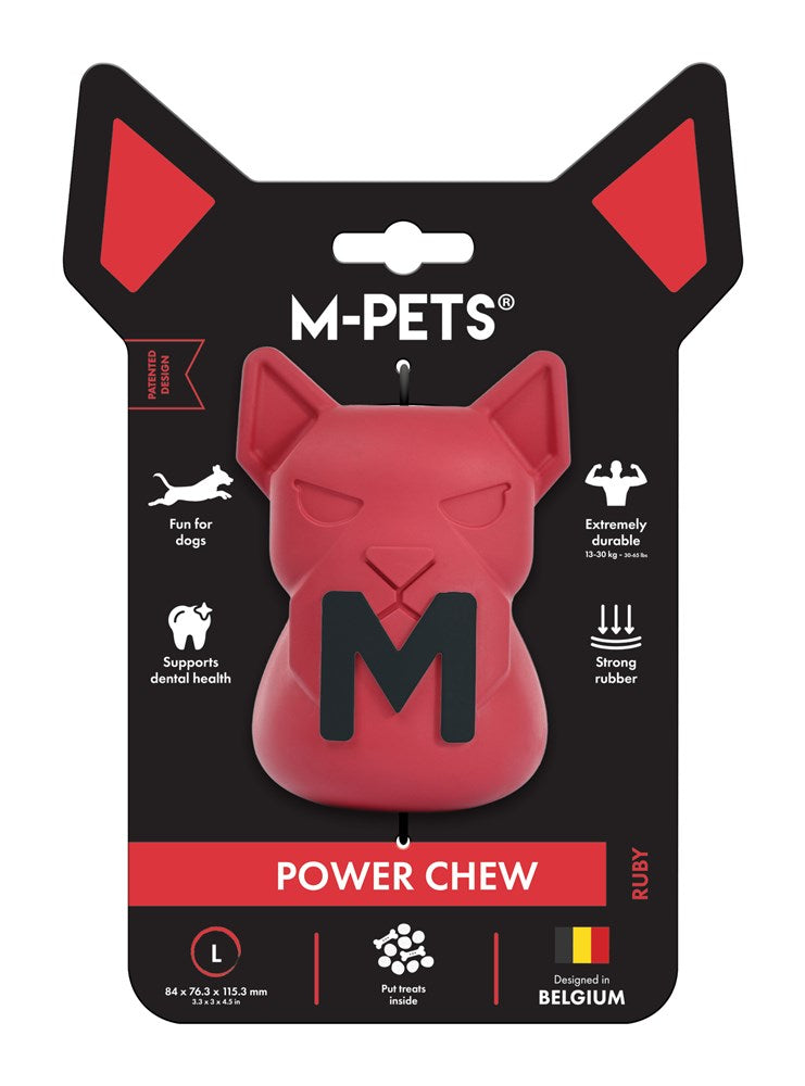 M-Pets Power Chew Dog Toy – Ruby