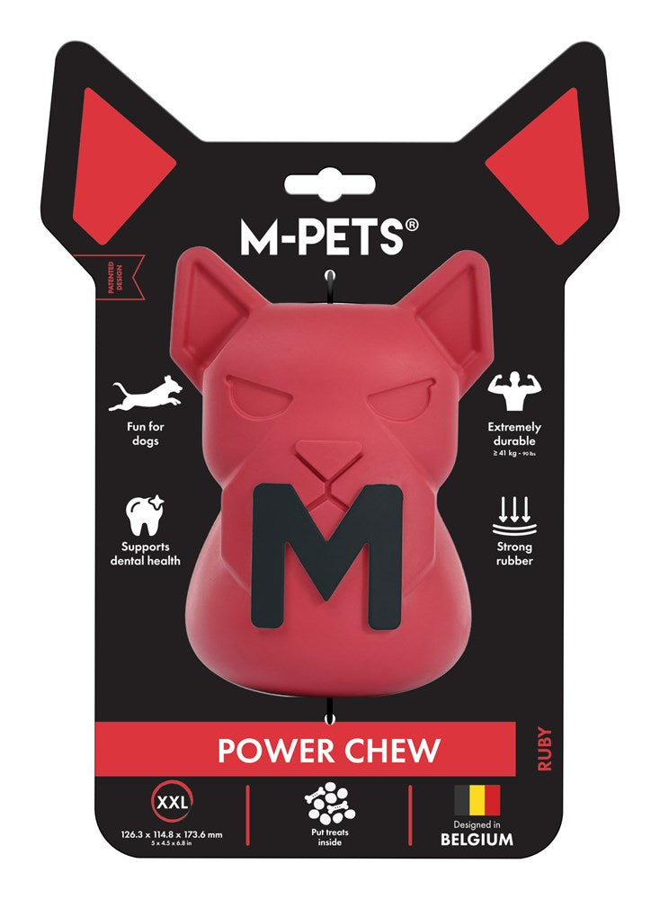 M-Pets Power Chew Dog Toy – Ruby