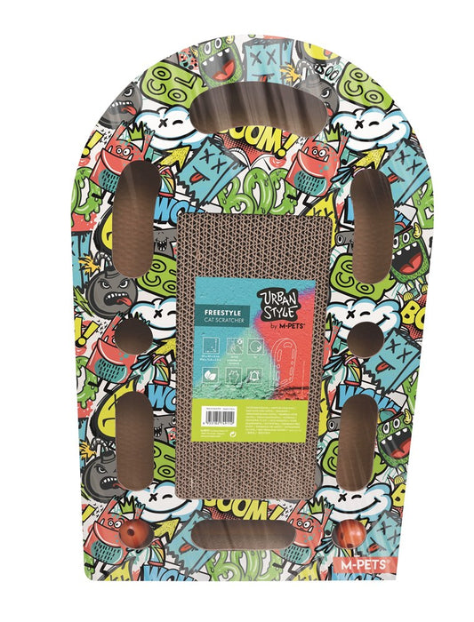 M-Pets Urban Style Freestyle Cat Scratcher