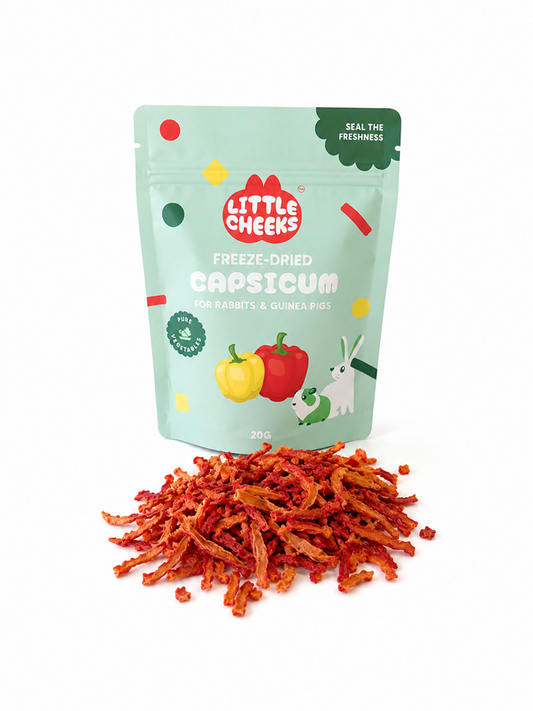 Little Cheeks Freeze Dried Capsicum for Small Animal 20g