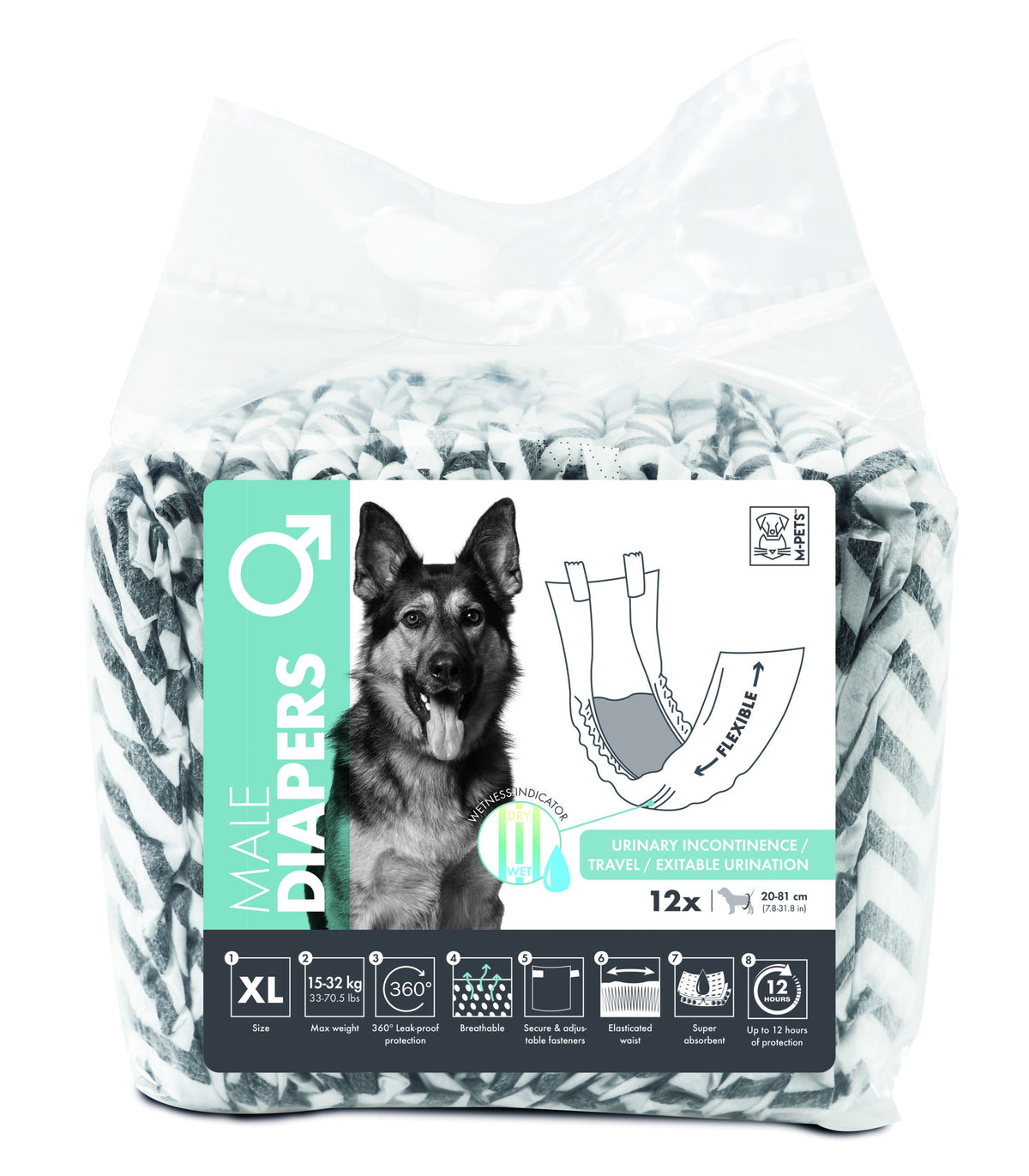 DIAPERS- Male Dog