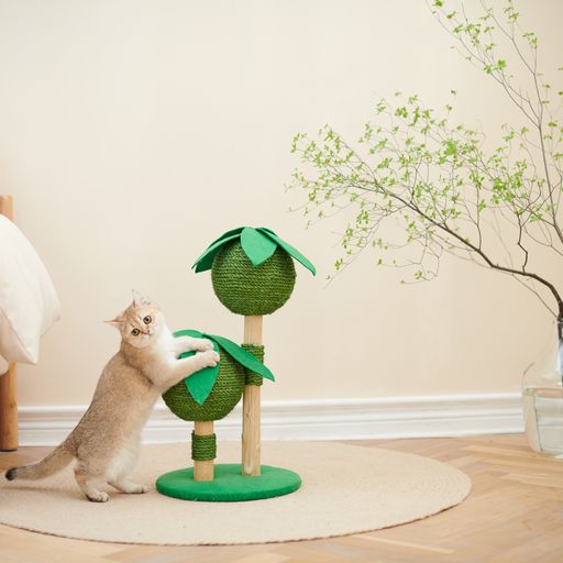 Petsbelle Bliss Solid Wood Cat Tree