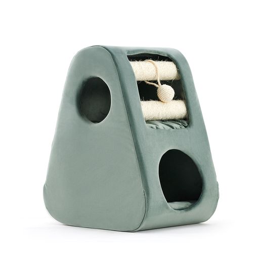Petsbelle Dune Solid Wood Cat Tree