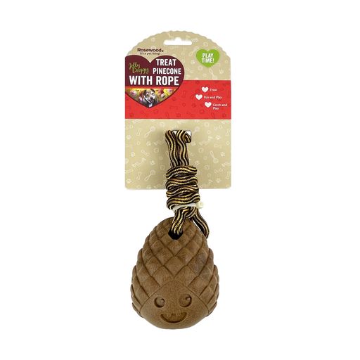 Treat Pinecone with rope