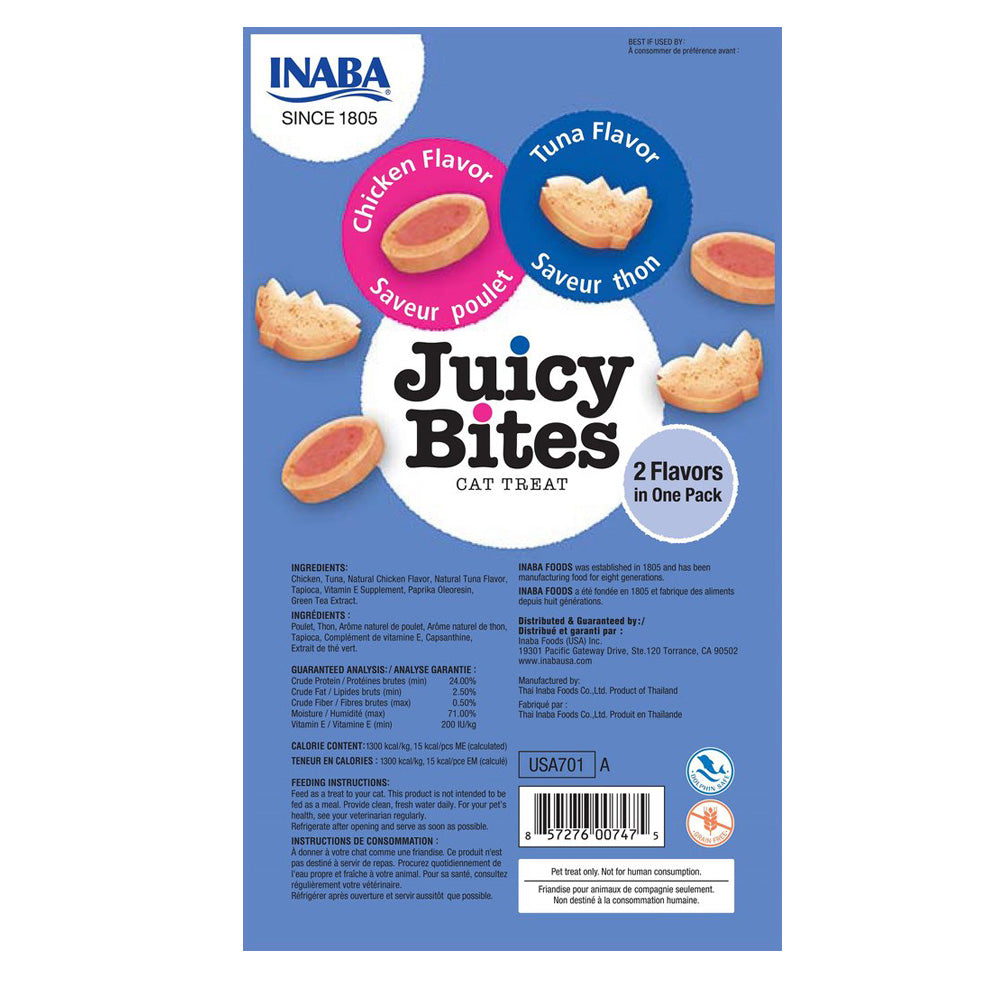 Inaba- Juicy Bites Tuna & Chicken Flavor