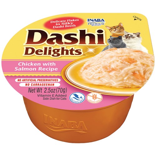 Inaba Dashi Delights Cup Chicken with Salmon Recipe – 2 x 35 g