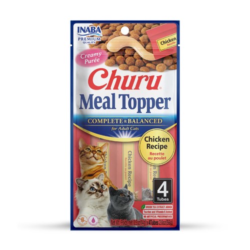 Inaba Churu Complete & Balanced for Adult Cats – Chicken, 4 x 14 g