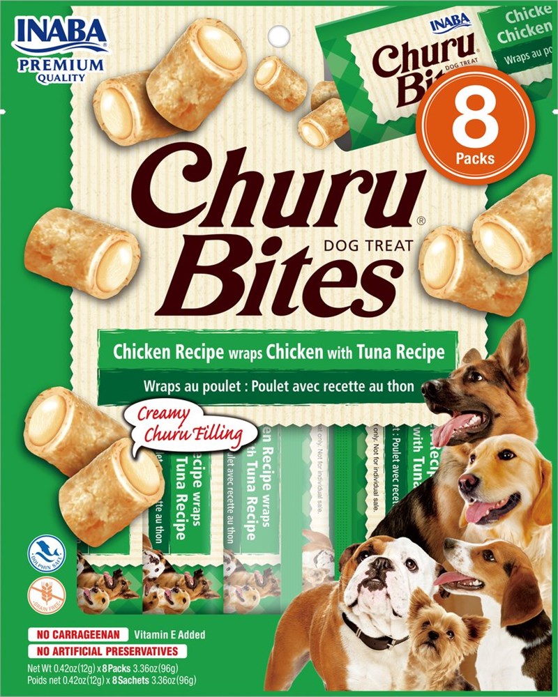 Inaba- Churu Bites Chicken Recipe wraps Tuna with Scallop Recipe