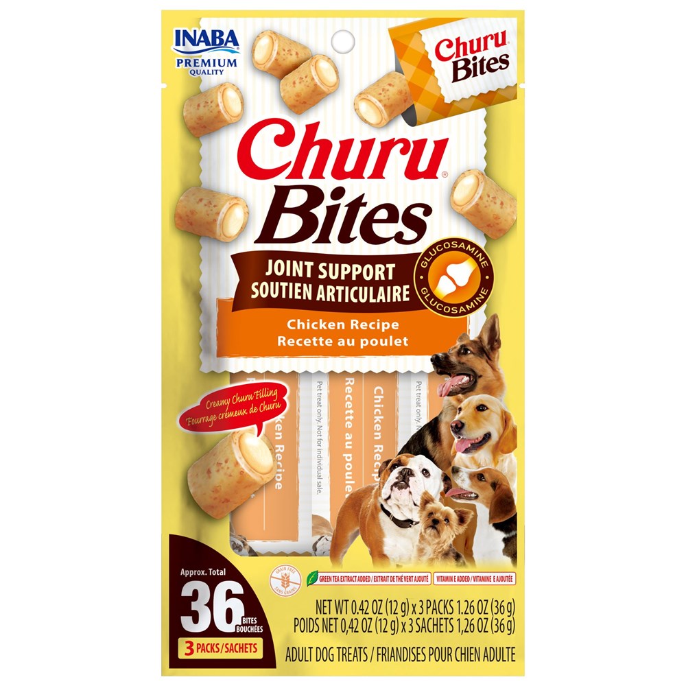 INABA Churu Bites-Dog-Joint Support Chicken Recipe-Functional Treat