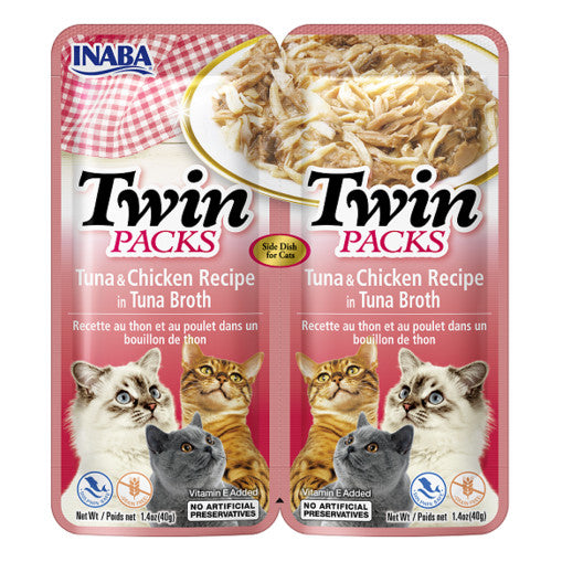 Inaba- Twin Packs Tuna with Chicken in Tuna Flavored Broth