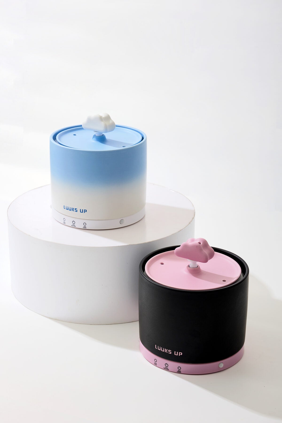 Luuks Up Cloud Drop Ceramic Drinking Fountain – Pink