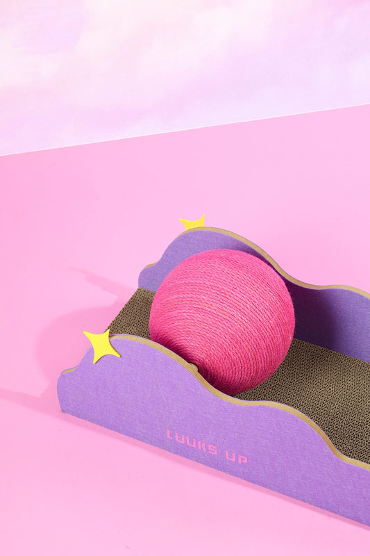Luuks Up Astroball Cat Scratcher – Purple
