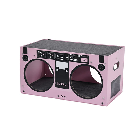 Luuks Up Vintage Tape Recorder Cat House
