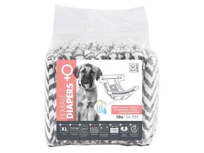 M-Pets Diapers for Female Dogs – 10 pcs