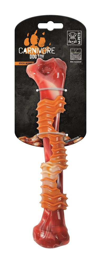 M-Pets Carnivore Stick Bone Dog Toy L – Bacon Scent