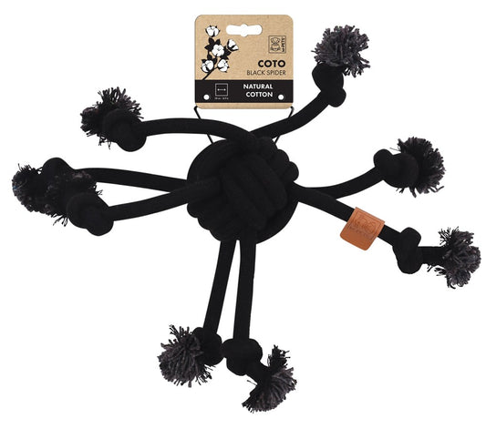 M-Pets Coto ECO Rope Spider 38 cm – Black