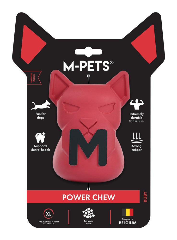 M-Pets Power Chew Dog Toy – Ruby