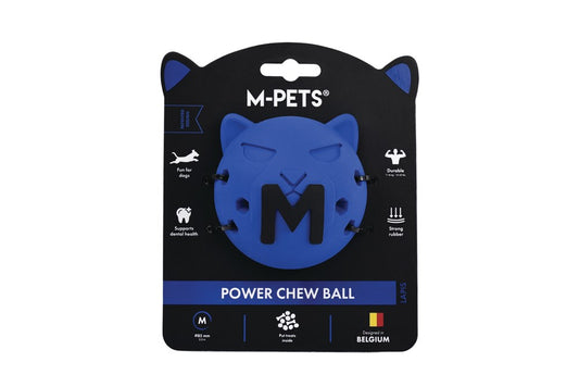 M-Pets Power Chew Ball Dog Toy – Lapis M