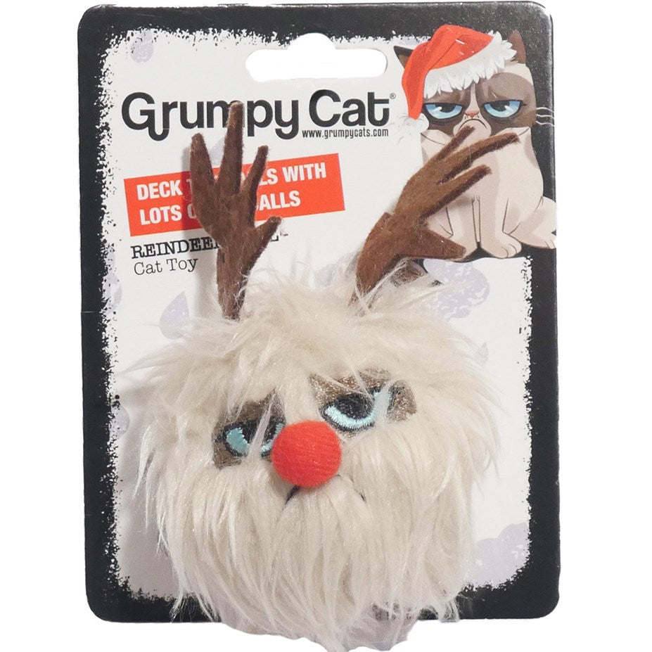 Grumpy Cat Grumpy Reindeer Ball