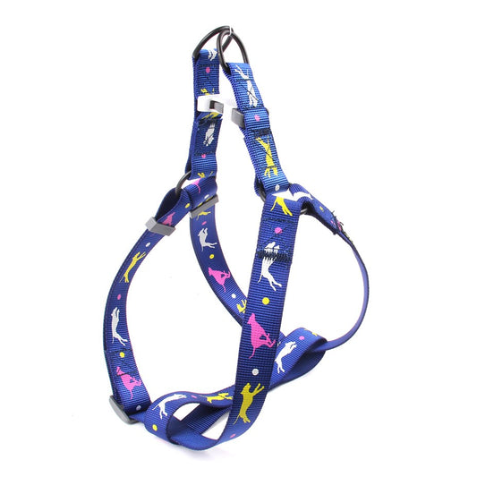 2.0CM Dog Print Step-in Harnss