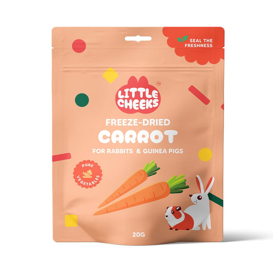 Little Cheeks Freeze Dried Carrot for Small Animal 20g