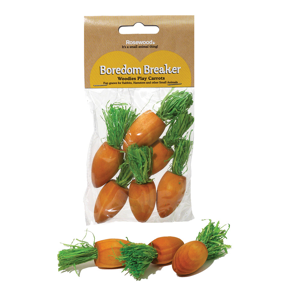 Rosewood 6 pk Woodies Play Carrots