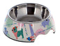 Large Mellamin Pet Bowl -Dog Prints