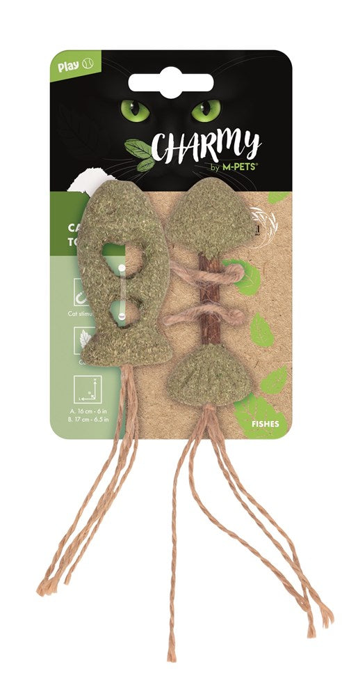 M-Pets Charmy Catnip Toy – Fishes