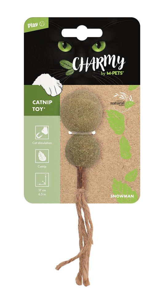 M-Pets Charmy Catnip Toy – Snowman