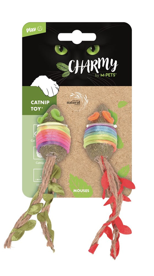 M-Pets Charmy Catnip Toy – Mice