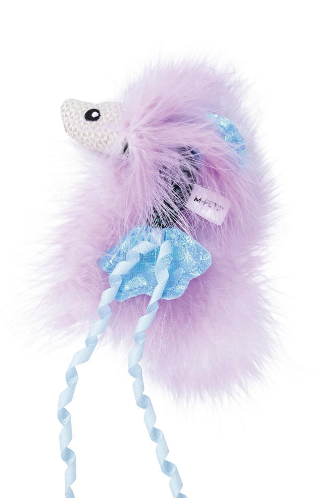 M-Pets Plume Catnip Toy – Blue Fish