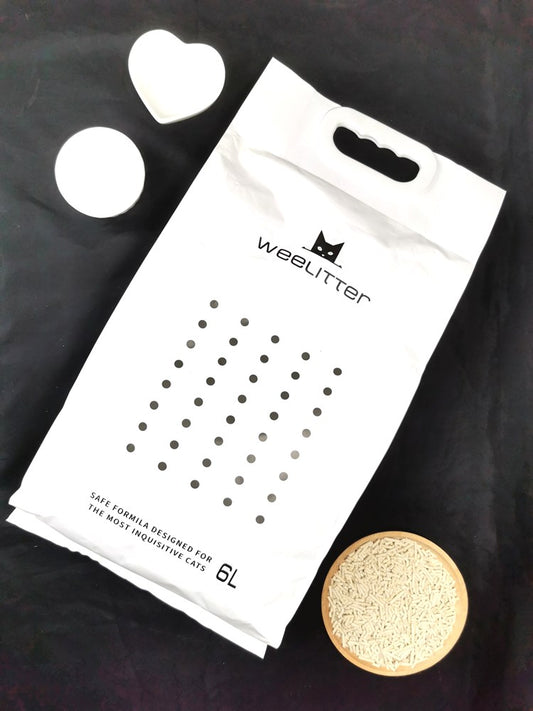 WEELITTER Tofu Cat Litter 6L/2.5KG [Flavour: Charcoal]-6pks