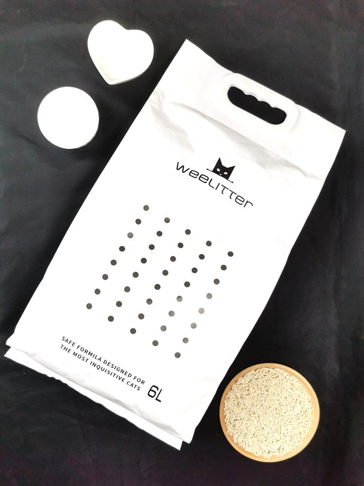 WEELITTER Tofu Cat Litter 6L/2.5KG [Flavour: Charcoal]