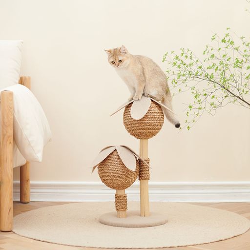 Petsbelle Bliss Solid Wood Cat Tree