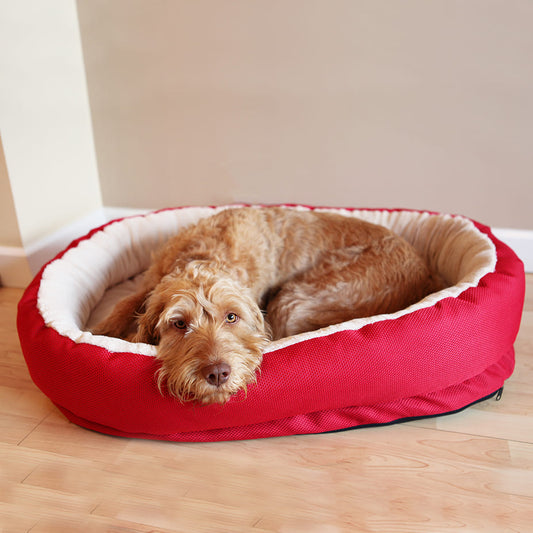 RED ORTHOPEDIC BED