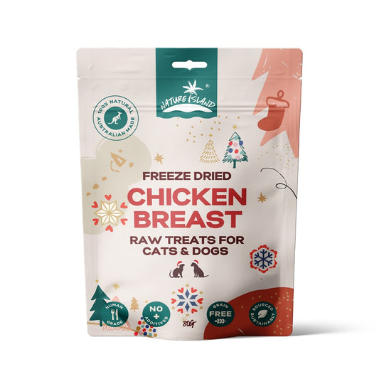 Nature Island Freeze-Dried Chicken Breast – Christmas Edition