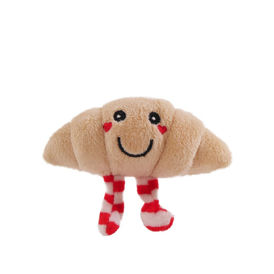 Avocado and Croissant Festive Cat Toy Set