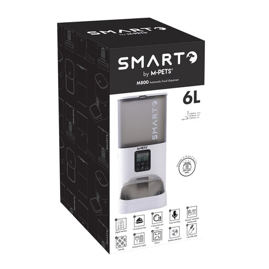 M-Pets Smarto M800 Automatic Food Dispenser – 6 L