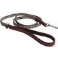 TOY DOG BROWN/CREAM DOGTOOTH XS LEAD 1/2*47"