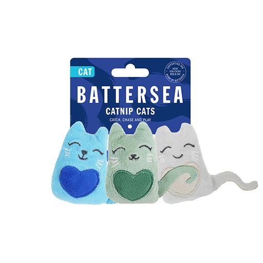 BATTERSEA CATNIP CATS (3PC)