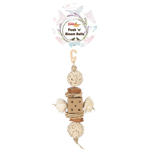 BeakJoy Peck n Bloom Balls Bird Toy