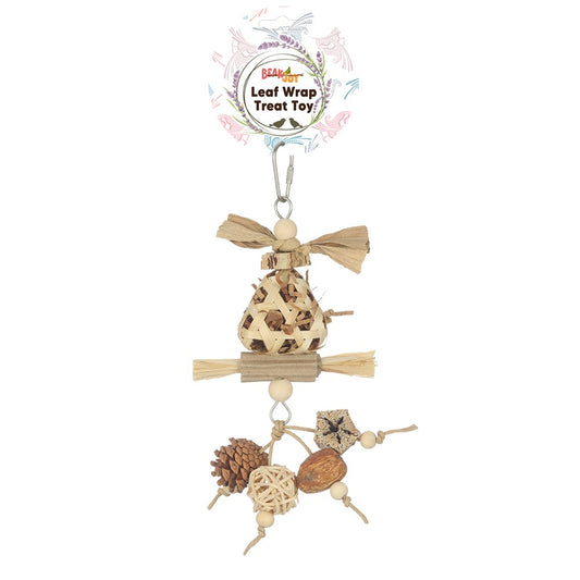 BeakJoy Leaf Wrap Treat Toy for Birds