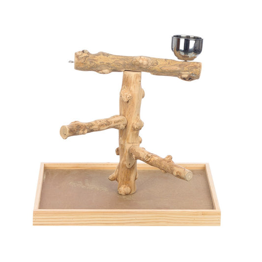 BeakJoy Birdie Jungle Gym (Java Wood) – Medium