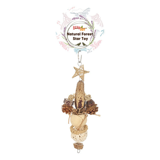 BeakJoy Natural Forest Star Toy