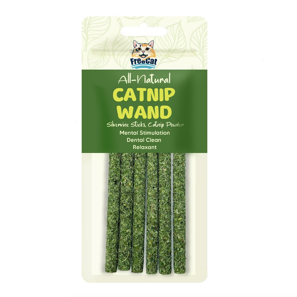 FreeCat All Natural Catnip Wand 6pcs