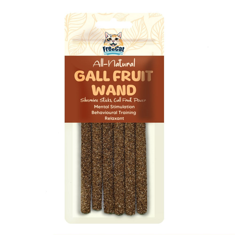 FreeCat All Natural Gall Fruit Wand 6pcs