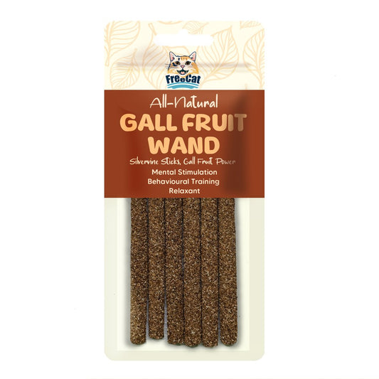 FreeCat All Natural Gall Fruit Wand 6pcs