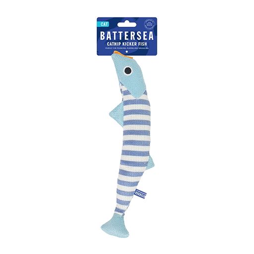 BATTERSEA CATNIP KICKER FISH (STRIPE)