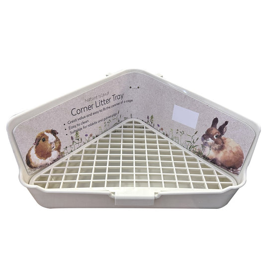 Nature Island Corner Litter Tray – Large